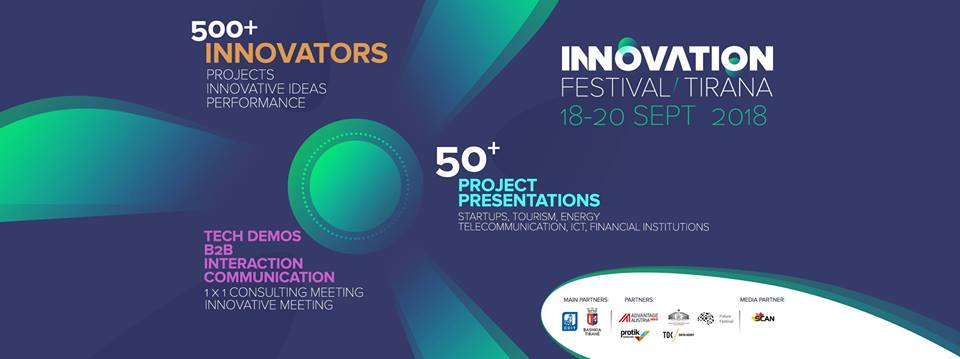 Festivali i Inovacionit vjen në Tiranë në datat 18-20 Shtator, 2018