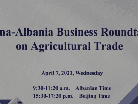 Tryezë e rrumbullakët shqiptaro-kineze për tregtimin e prodhimeve bujqësore